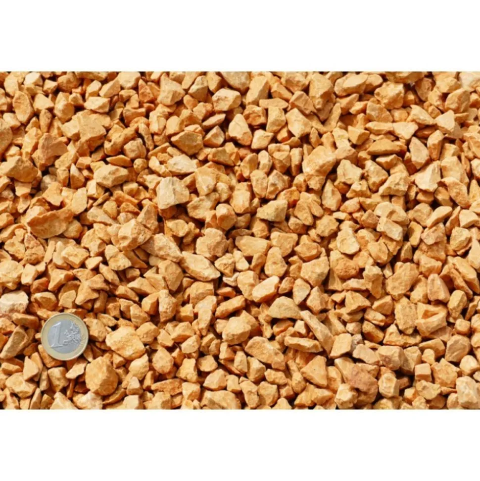 CLASSGARDEN - Gravier jaune saumon 10-15 pack de 5 m² - 40 sacs - 800 kg