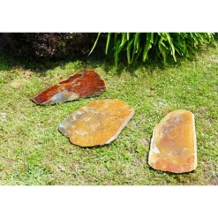 CLASSGARDEN - Pas japonais corten irrégulier - pack de 18 pièces