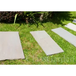 CLASSGARDEN - Pas japonais grès kandla multicolore 100x50
