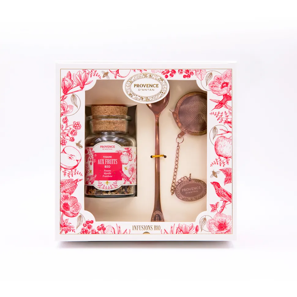 Coffret d'infusions aux fruits bio, en vrac - 45g