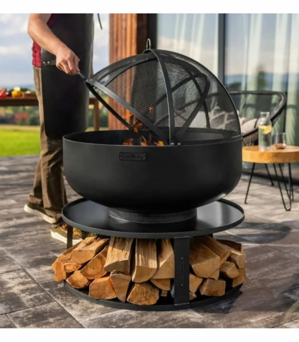 COOKKING - Braséro de jardin xxl palermo, 60cm de diamètre, acier naturel, cookking, 111560