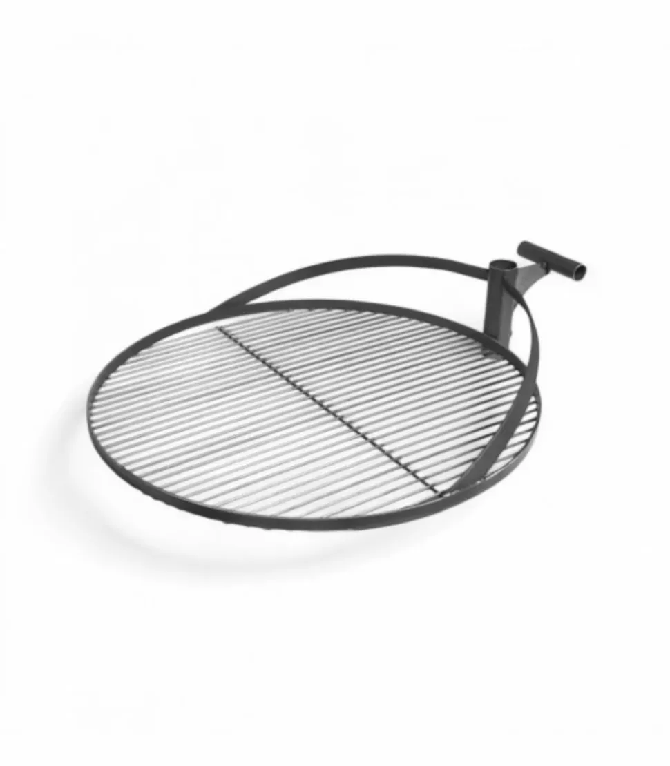 COOKKING - Braséro de jardin avec grille multifonctionnel bandito, avec grille de cuisson multifonction 50cm,111354