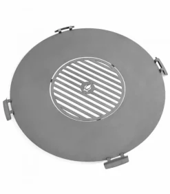 COOKKING - Plaque de cuisson en inox pour braséro, 78cm, grille de 36cm, cookking, 222411