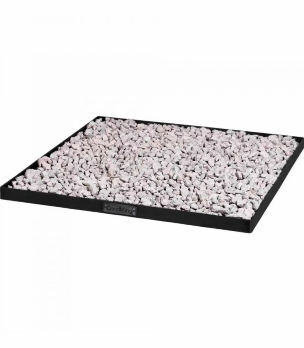 COOKKING - Socle pour braséro carré, 120x120cm, acier brut, cookking, 111038