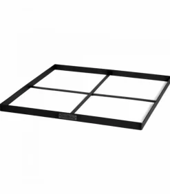 COOKKING - Support pour braséro carré, 80x80cm, acier brut, cookking, 111036