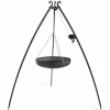 COOKKING - Trépied avec wok suspendu, acier naturel, treuil inclus, cookking, 111025