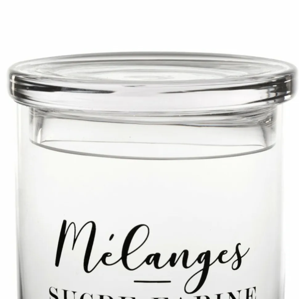 COTE TABLE - Pot en verre papilles 20cm