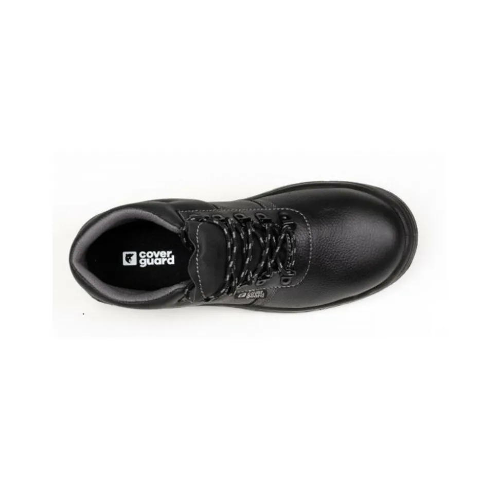 COVERGUARD - Chaussures de sécurité hautes en cuir pleine fleur agate ii s3 src noir p43 coverguard 9agh010043