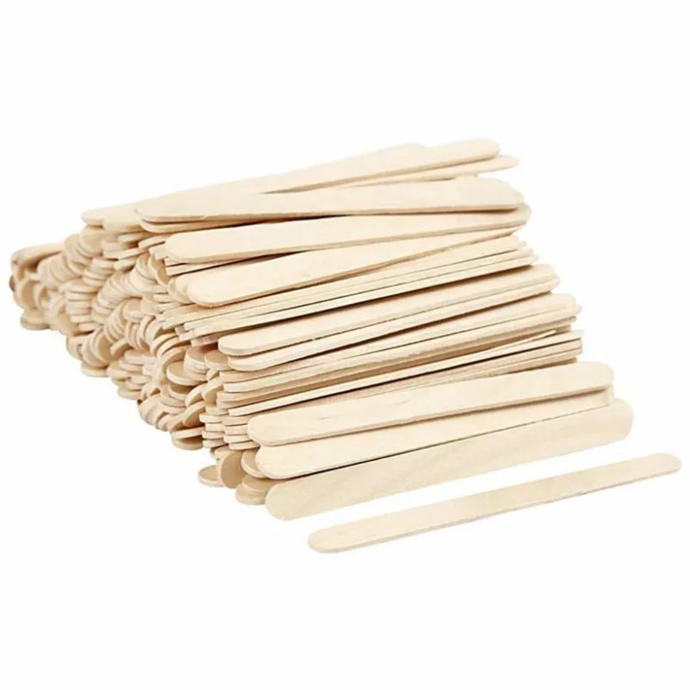 CREOTIME - 200 bâtonnets de bois - 11,5 x 1 cm