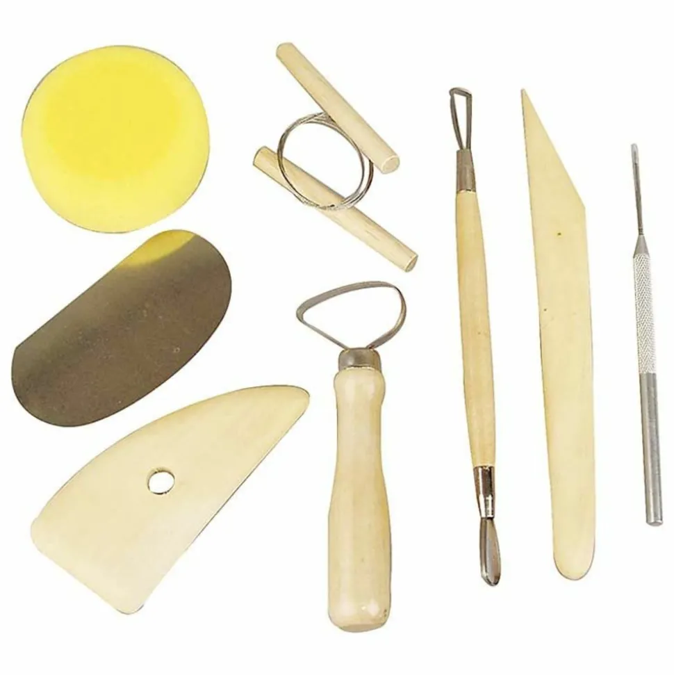 CREOTIME - Outils de sculpture - 8 pièces