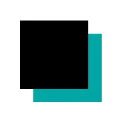 CRICUT - 2 vinyles permanents cricut 91 x 33 cm - aqua, noir