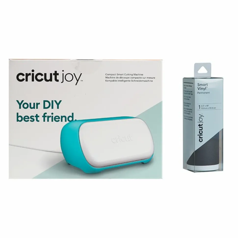 CRICUT - Machine de découpe cricut joy + vinyle permanent noir brillant 121,9 x 13,9 cm