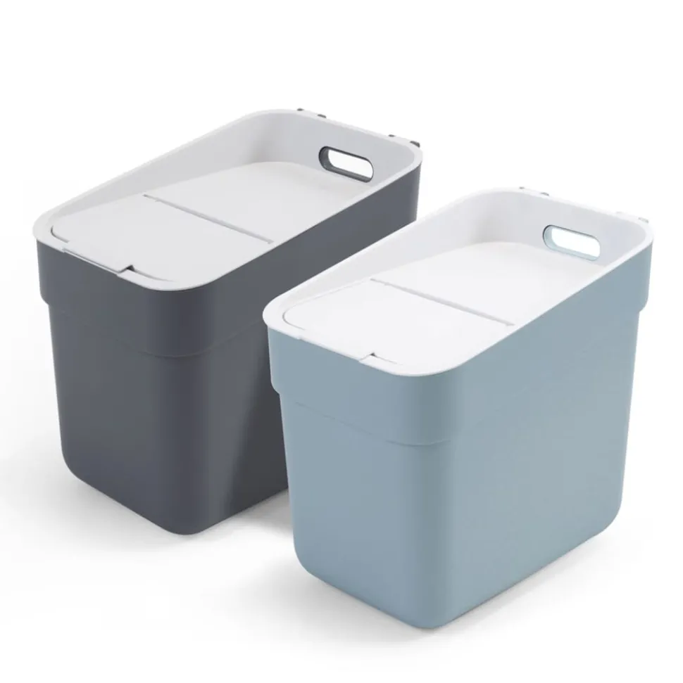 CURVER - Poubelle ready to collect 20 l gris foncé