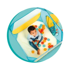 D - Parcours de jeu multicolore thématique : La jungle L.50xl.235xH.80cm