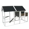 DADU - Poulailler Jucar en bois 4 poules avec pondoir - 213,4x101,6x144,8 cm