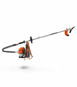 DAEWOO - Débroussailleuse à dos thermique daewoo 2 temps, 51,7 cm3, avec fil et lames 3 dents - dbc520bg