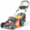 DAEWOO - Tondeuse thermique autotractée 173 cc 51cm coupe mulching daewoo dlm5100sp