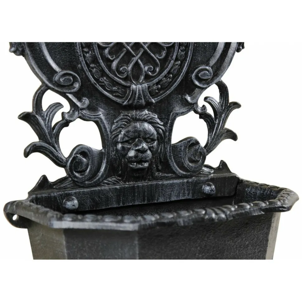DÉCORATION D'AUTREFOIS - Fontaine de jardin aluminium gris - décoration d'autrefois