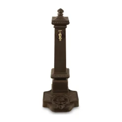 DÉCORATION D'AUTREFOIS - Fontaine de jardin aluminium marron - décoration d'autrefois