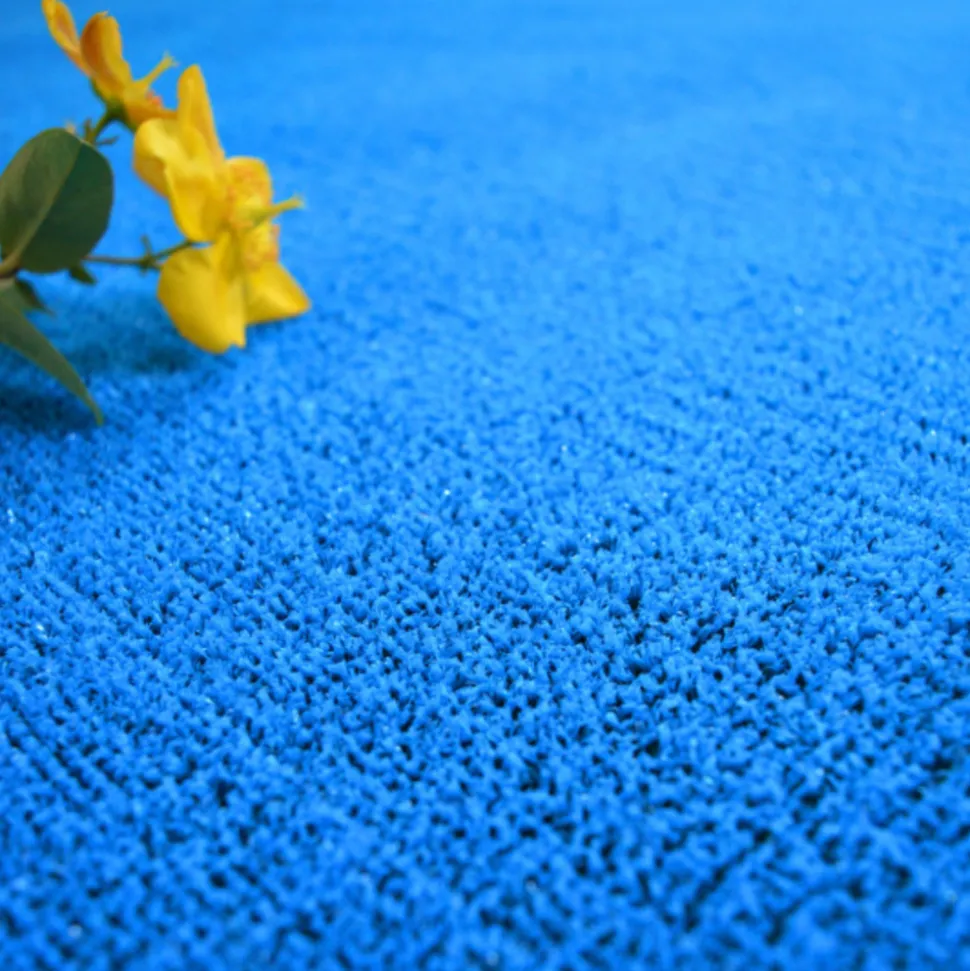 DÉCOWEB - Gazon artificiel blue lagoon - 7mm - rouleau de 4m x 5m