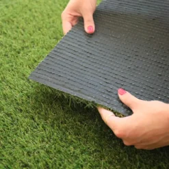 DÉCOWEB - Gazon synthétique fireguard classé feu - 25mm - rouleau de 2m x 5m