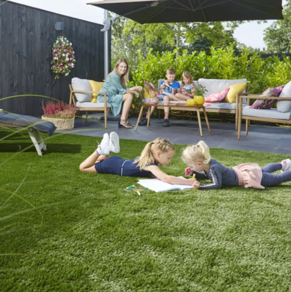DÉCOWEB - Gazon synthétique plénitude - 45mm - rouleau de 4m x 14m