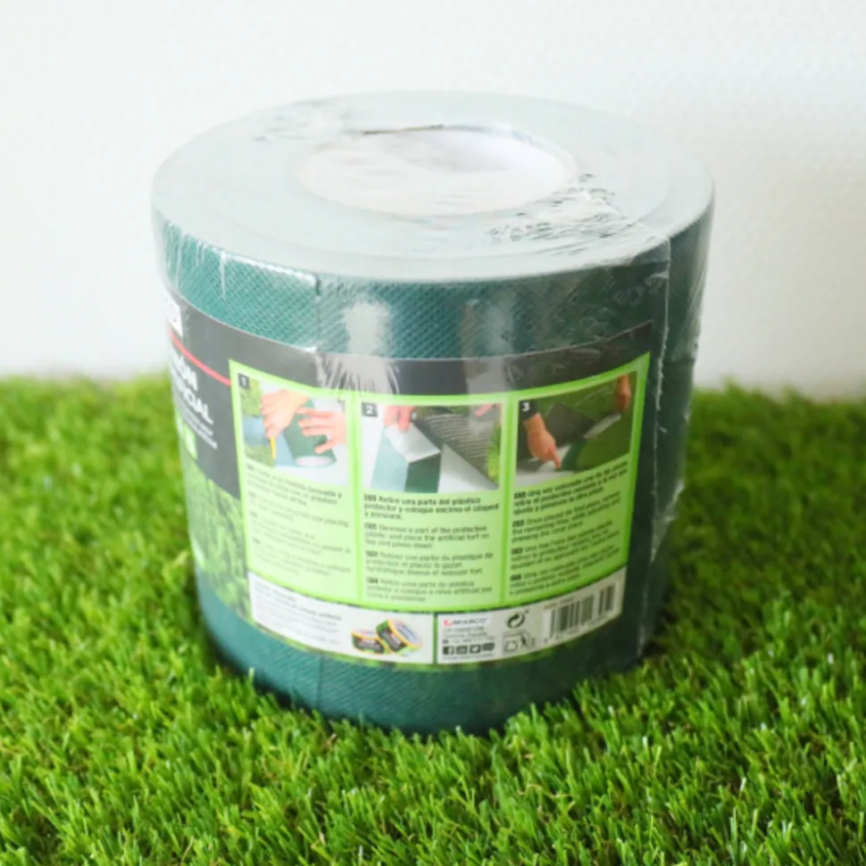 DÉCOWEB - Kit de pose pour gazon synthétique sur sol meuble - 50m² - avec couteau alu et mètre