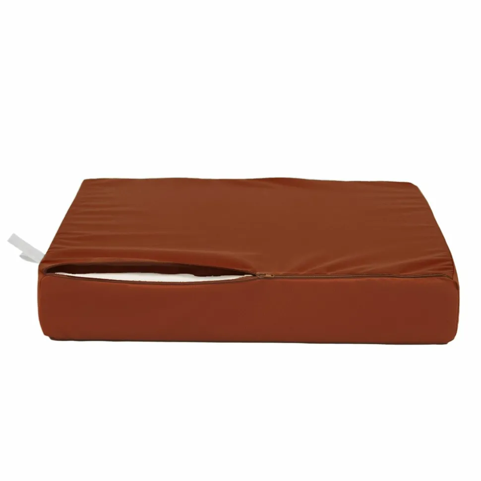 DECO ARTS - Coussins pour salon de jardin déhoussable 50x60cm terracotta