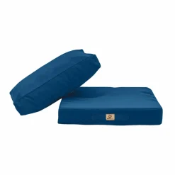 DECO ARTS - Coussins pour salon de jardin déhoussable 50x60cm bleu pétrole
