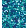 DECOPATCH - Papier foil : 4 feuilles, thème Aurores boréales - 30x40cm