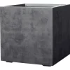 DEROMA - Bac cubo Millennium, à réserve d'eau, coloris anthracite - L.49cm