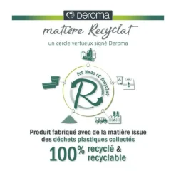 DEROMA - Muret haut like r - hauteur 78 cm - anthracite - deroma