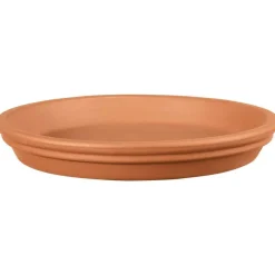 DEROMA - Soucoupe Imperméable en terre cuite Ø 25,1 x H. 3,3cm
