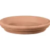 DEROMA - Soucoupe imperméable Antica en terre cuite Ø 40,9 x H. 4,8cm