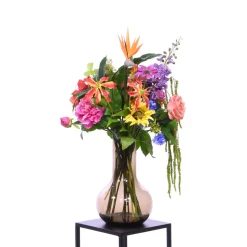 DESIGN PLANTS - Bouquet artificiel entrelacé sienna valencia coloré