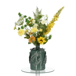 DESIGN PLANTS - Bouquet artificiel noué à la main vivianne florence – jaune/vert