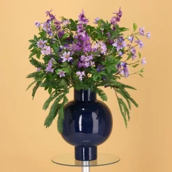 DESIGN PLANTS - Bouquet artificiel lié à la main violet vienna 85cm