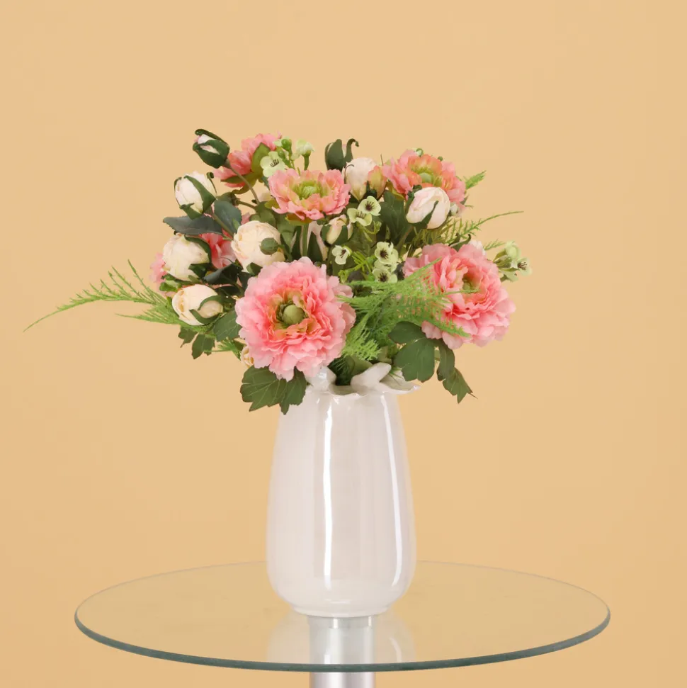 DESIGN PLANTS - Bouquet d'art artisanal frieda bern rose