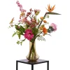 DESIGN PLANTS - Bouquet d'art artisanal fleur paris - orange/rose
