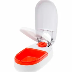 Distributeur automatique de nourriture pour chiens et chats cometa, écuelle 0,4 l avec timer, anti-dérapant
