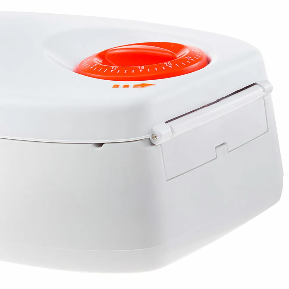 Distributeur automatique de nourriture pour chiens et chats cometa, écuelle 0,4 l avec timer, anti-dérapant