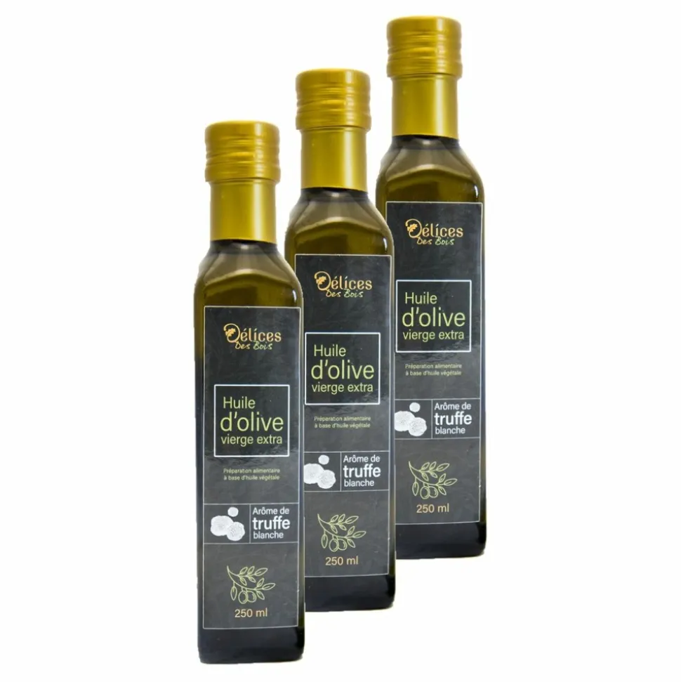 DÉLICES DES BOIS - Huile d'olive à l'arôme de truffe blanche - délices des bois