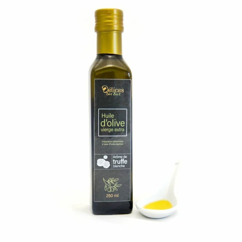 DÉLICES DES BOIS - Huile d'olive à l'arôme de truffe blanche - délices des bois