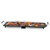 DOLCE CASA - Plancha xxl dolce casa dc-pla-90-cm antiadhésive - thermostat ajustable, 1800w poignée rembourrée, pour 8 personnes, 90 x 23cm