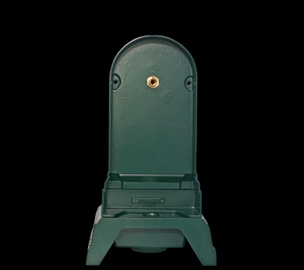 DOMMARTIN - Fontaine triton vert anglais avec robinet standard h. 70cm x l. 35cm