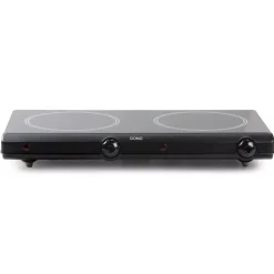 Domo réchaud vitroceramique 2 feux 2500w - do339kp