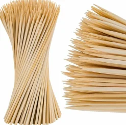 DOWNYPAWS - 200 brochettes en bois de bambou, adaptées à plusieurs scénarios