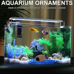 DOWNYPAWS - 3 ornements céramique pour aquarium - cachette sûre