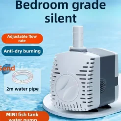 DOWNYPAWS - Bomba acuario 6w ultra silenciosa ajustable sumergible