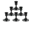 DOWNYPAWS - Bougeoir noir (2,2 cm) avec une base ronde stable en métal